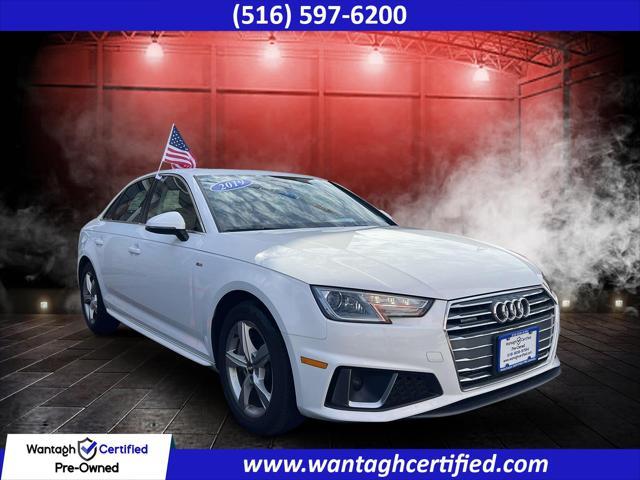 used 2019 Audi A4 car, priced at $16,295