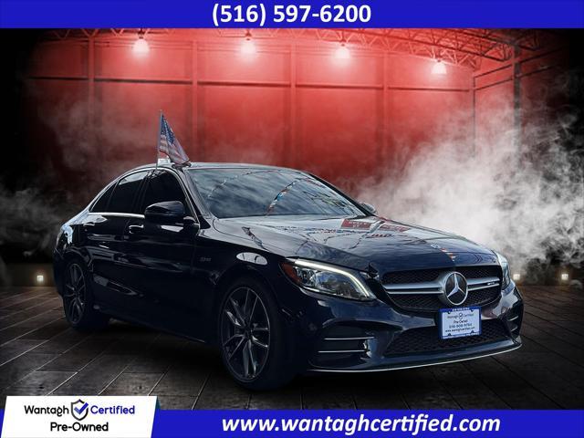 used 2020 Mercedes-Benz AMG C 43 car, priced at $32,495