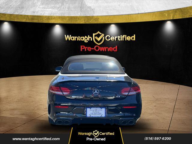 used 2021 Mercedes-Benz AMG C 43 car, priced at $38,795