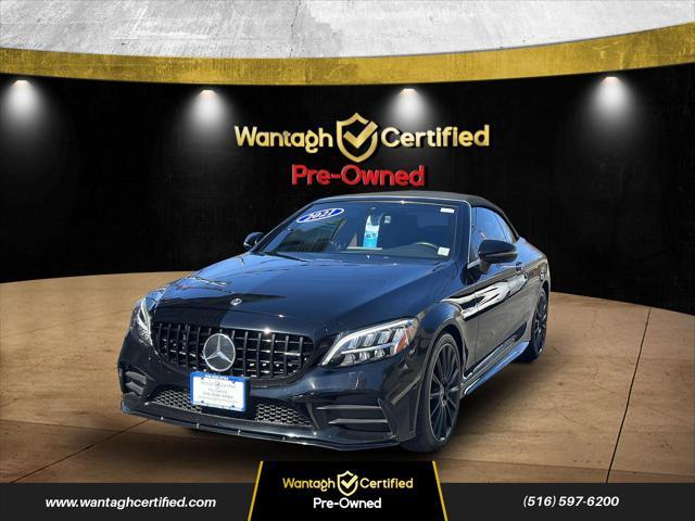 used 2021 Mercedes-Benz AMG C 43 car, priced at $36,995