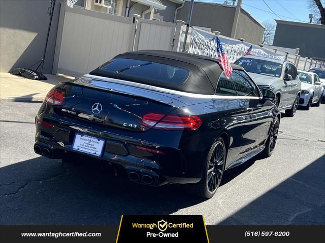 used 2021 Mercedes-Benz AMG C 43 car, priced at $36,995