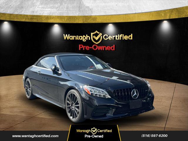 used 2021 Mercedes-Benz AMG C 43 car, priced at $36,995