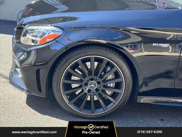 used 2021 Mercedes-Benz AMG C 43 car, priced at $36,995