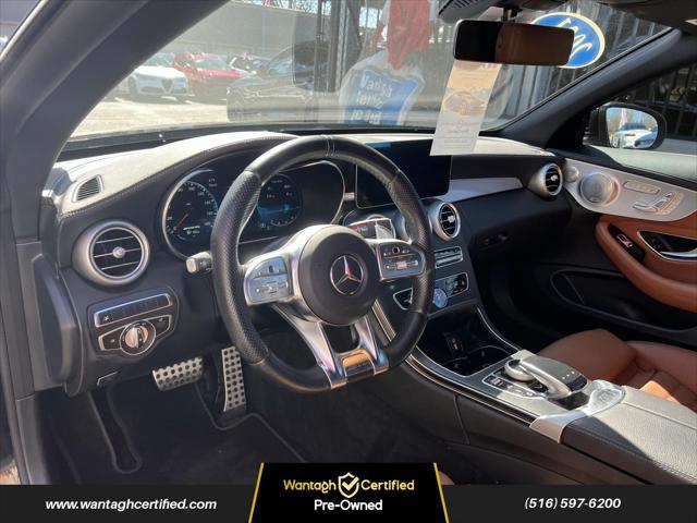 used 2021 Mercedes-Benz AMG C 43 car, priced at $36,995