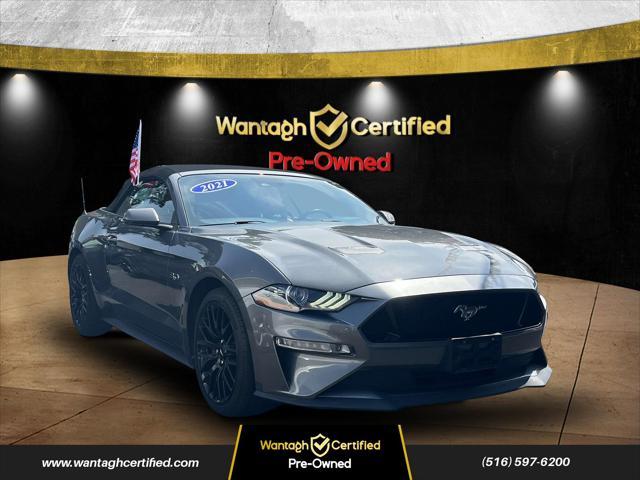 used 2021 Ford Mustang car, priced at $34,995