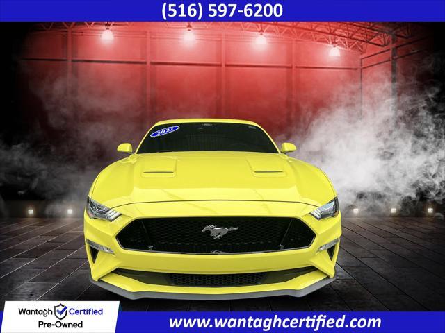 used 2021 Ford Mustang car, priced at $28,795