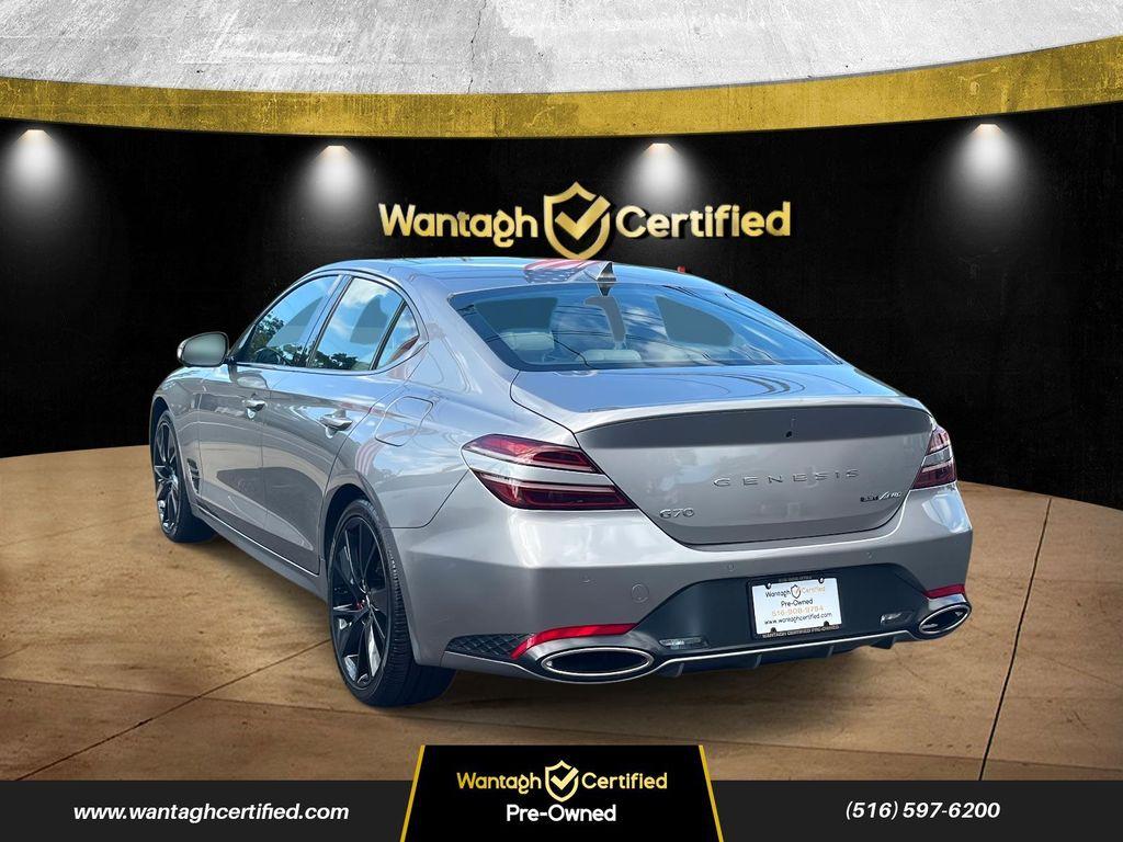 used 2022 Genesis G70 car, priced at $29,995