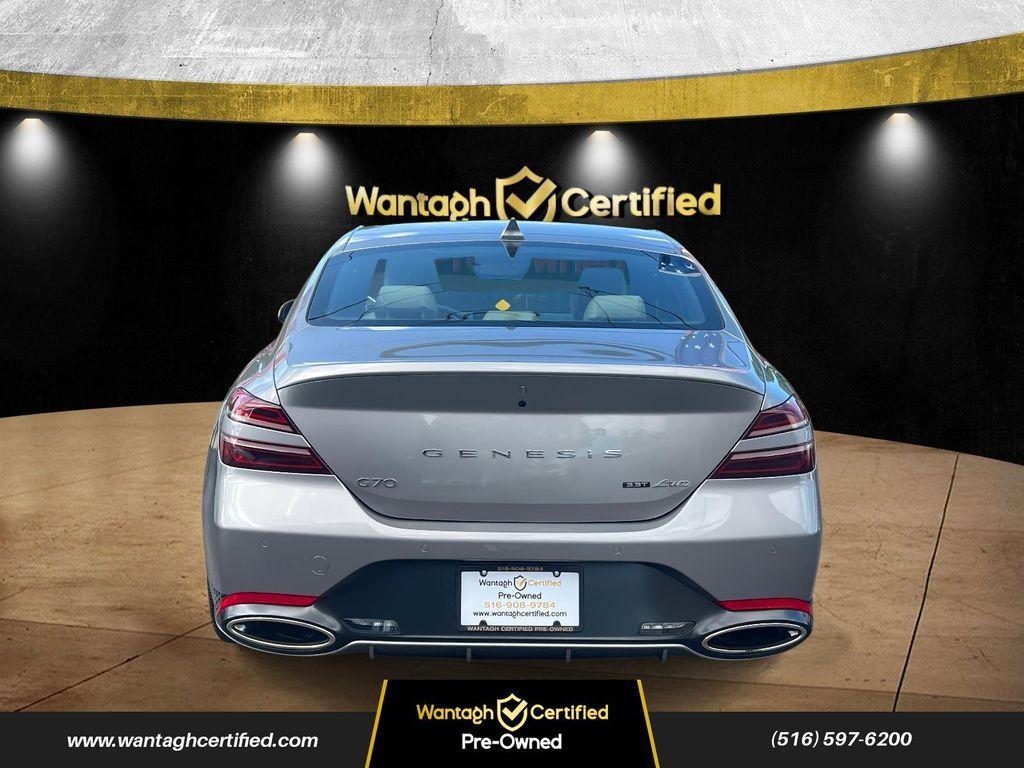 used 2022 Genesis G70 car, priced at $29,995