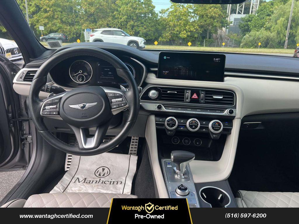 used 2022 Genesis G70 car, priced at $29,995