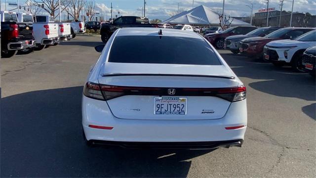 used 2023 Honda Accord Hybrid car, priced at $29,999