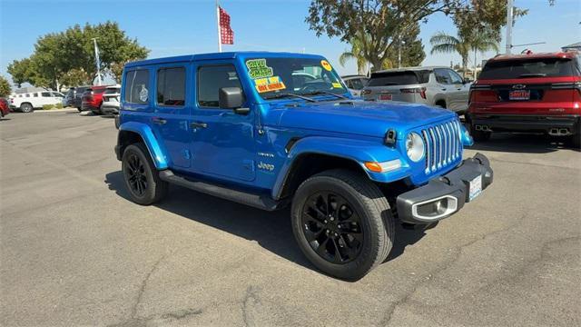 used 2021 Jeep Wrangler Unlimited 4xe car, priced at $31,679