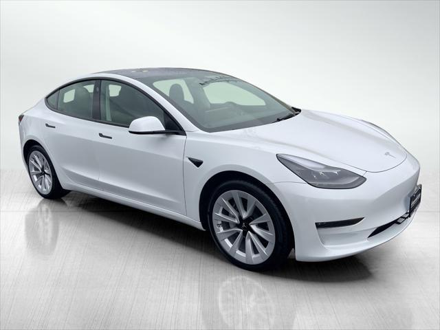 used 2022 Tesla Model 3 car, priced at $25,991