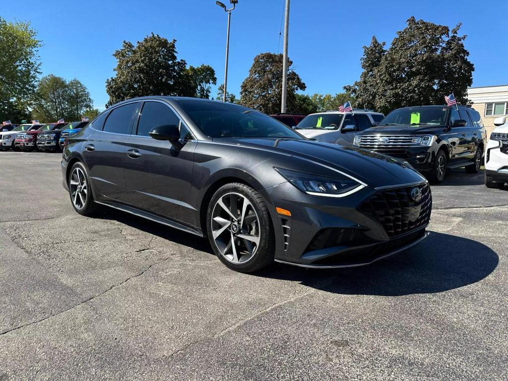 used 2021 Hyundai Sonata car, priced at $16,999