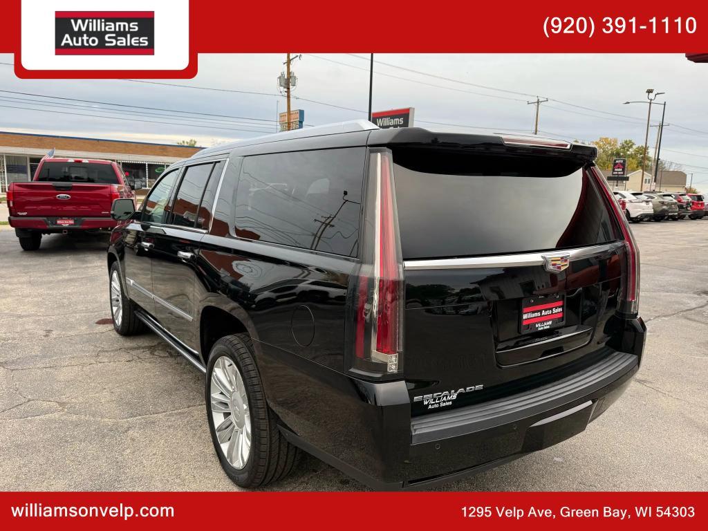 used 2020 Cadillac Escalade ESV car, priced at $41,999