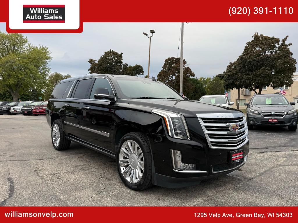 used 2020 Cadillac Escalade ESV car, priced at $41,999