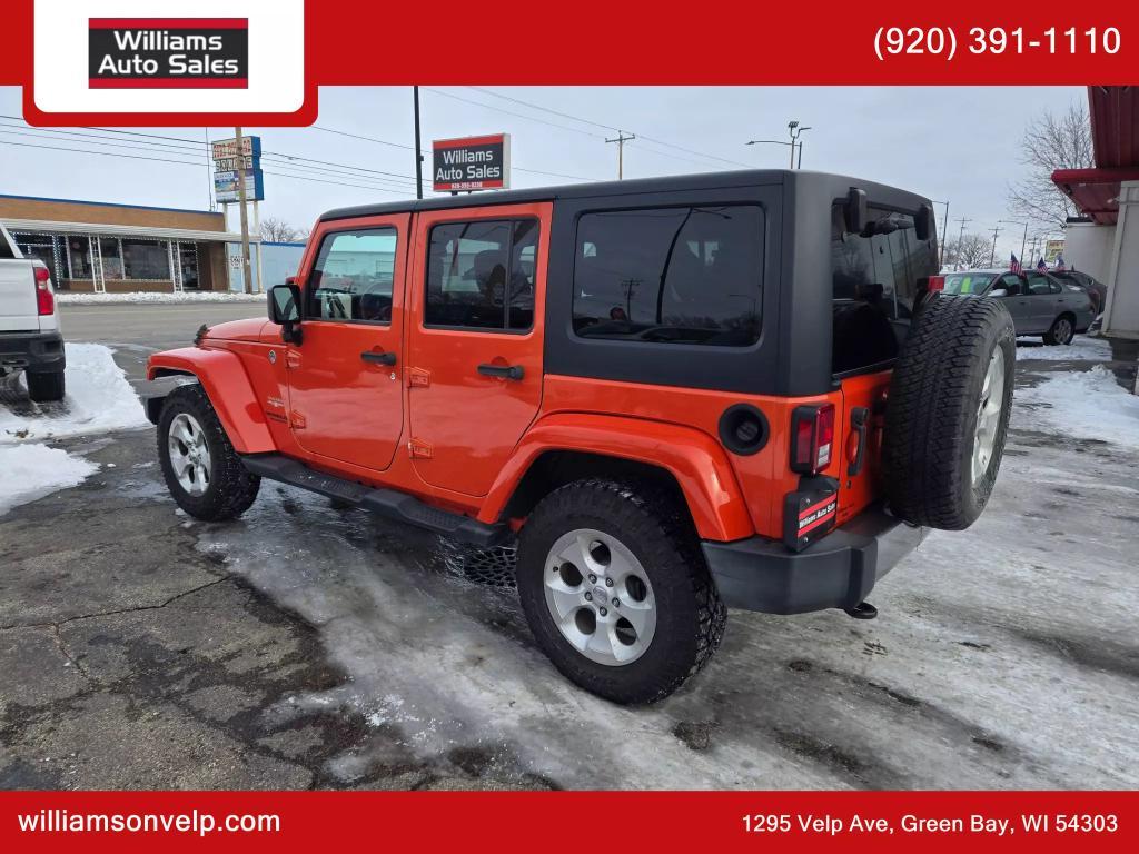 used 2015 Jeep Wrangler Unlimited car, priced at $14,499