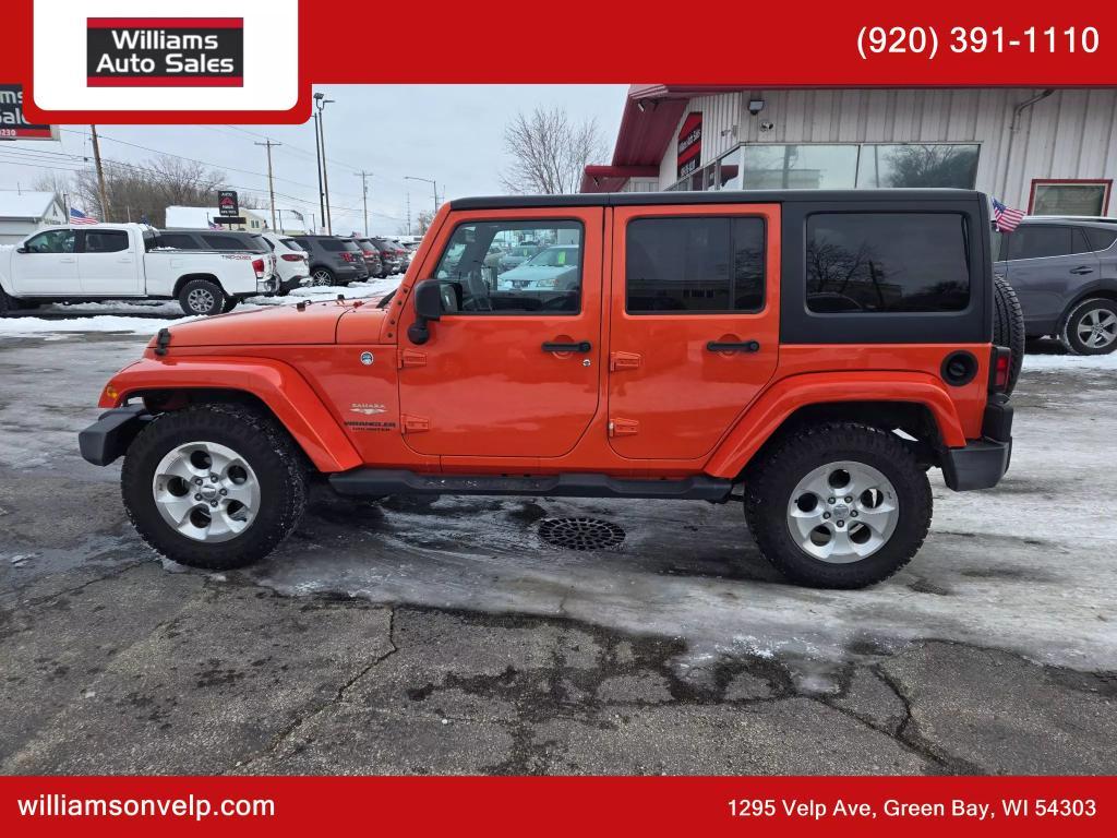 used 2015 Jeep Wrangler Unlimited car, priced at $14,499