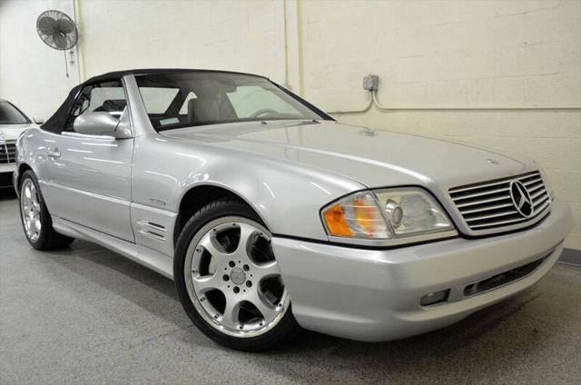 used 2002 Mercedes-Benz SL-Class car, priced at $29,900