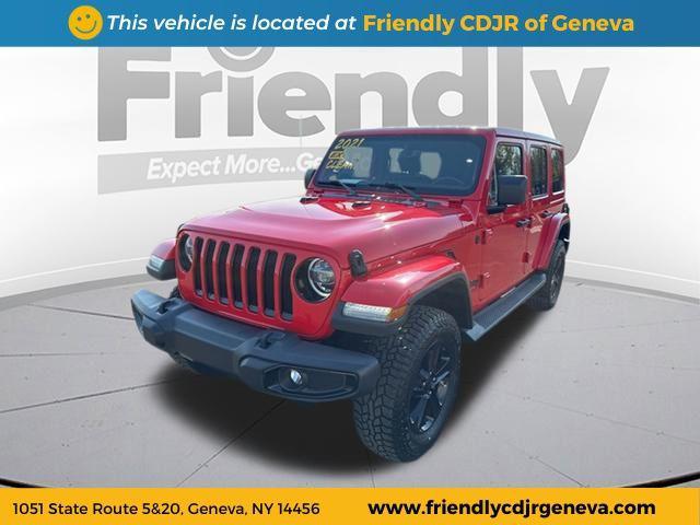 used 2021 Jeep Wrangler Unlimited car, priced at $34,911