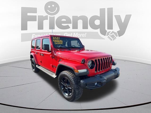 used 2021 Jeep Wrangler Unlimited car, priced at $34,911