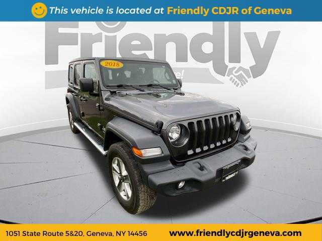 used 2018 Jeep Wrangler Unlimited car, priced at $20,999