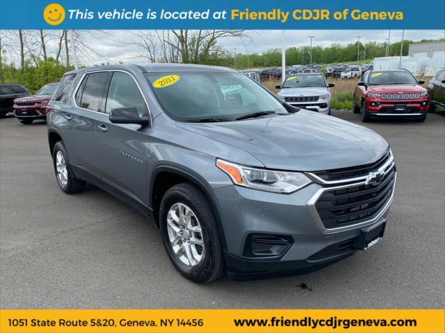 used 2021 Chevrolet Traverse car, priced at $27,999