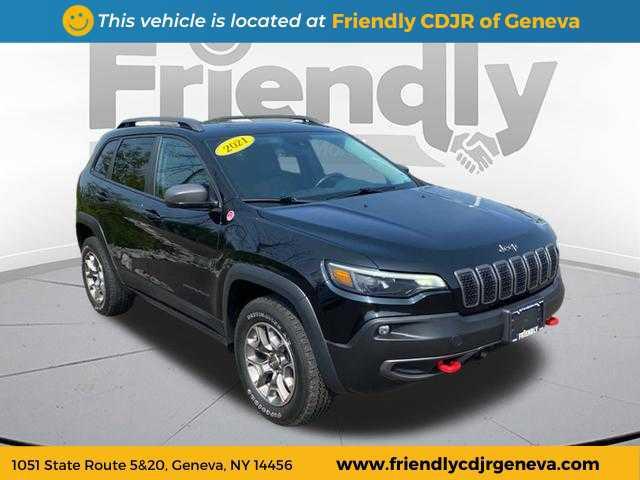 used 2021 Jeep Cherokee car, priced at $24,999