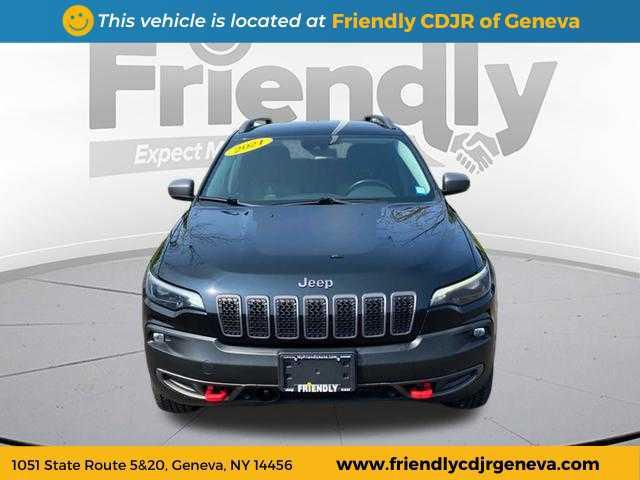 used 2021 Jeep Cherokee car, priced at $24,999