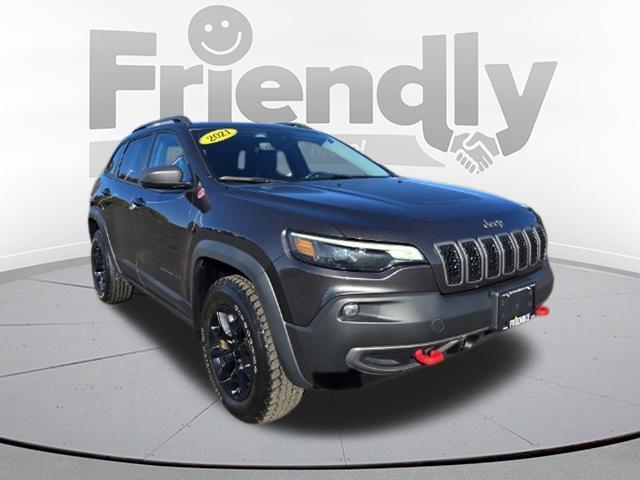 used 2021 Jeep Cherokee car, priced at $26,801