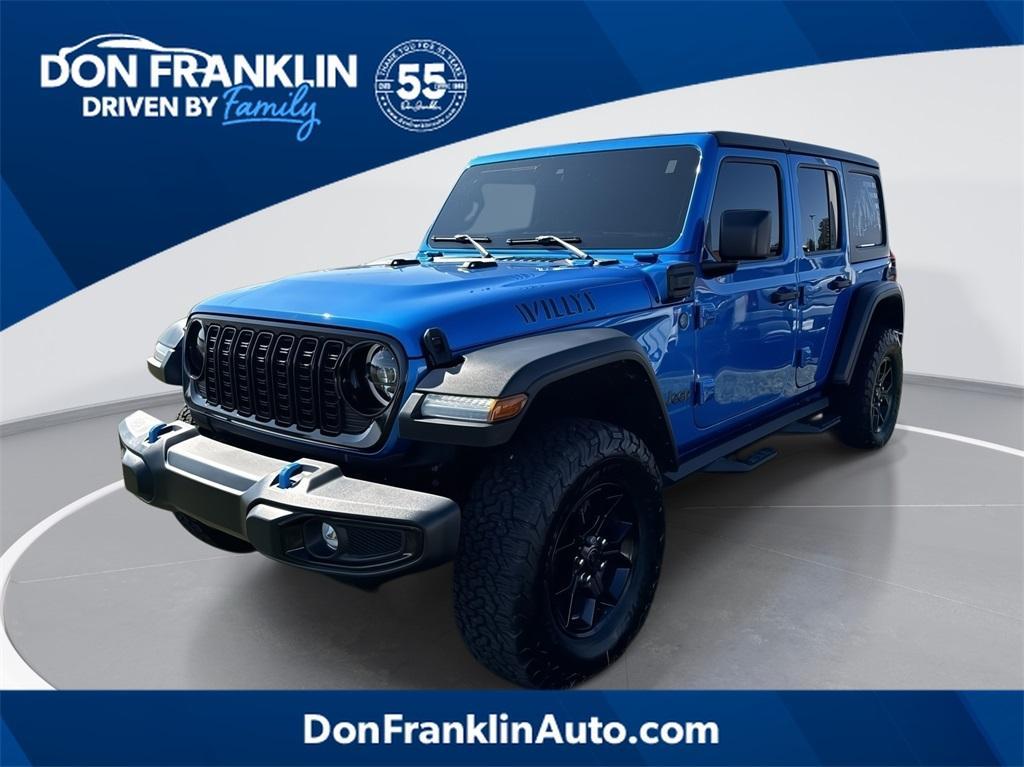 used 2024 Jeep Wrangler 4xe car, priced at $46,800