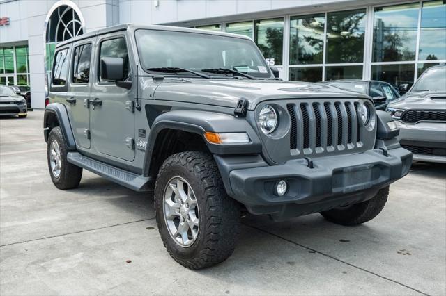 used 2020 Jeep Wrangler Unlimited car, priced at $32,847