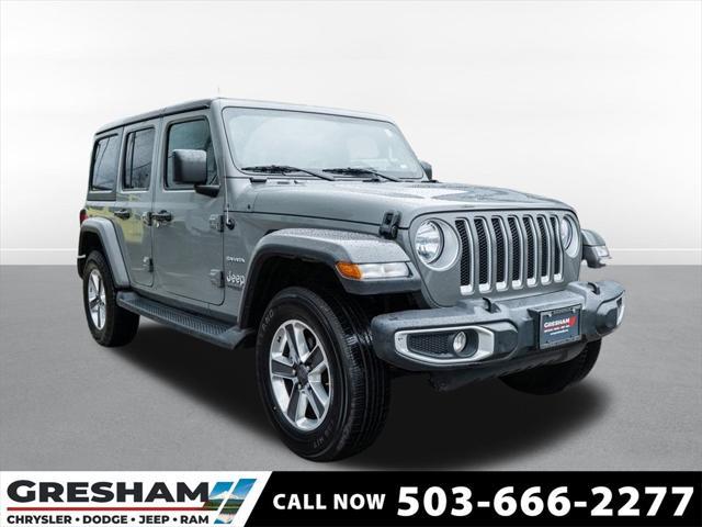 used 2020 Jeep Wrangler Unlimited car, priced at $30,998