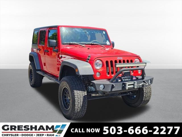 used 2018 Jeep Wrangler JK Unlimited car, priced at $26,993