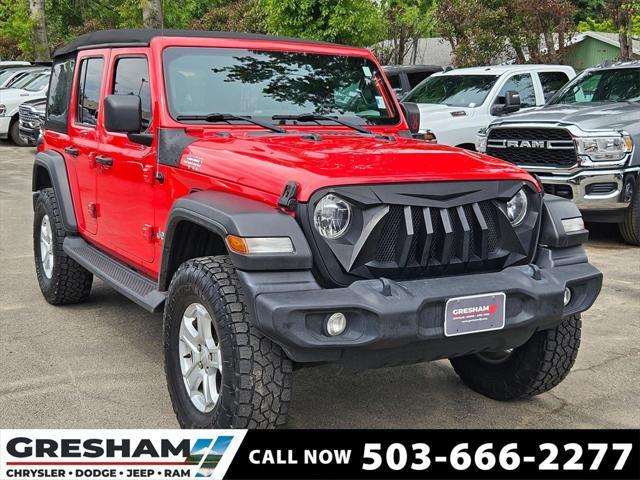 used 2020 Jeep Wrangler Unlimited car, priced at $27,993