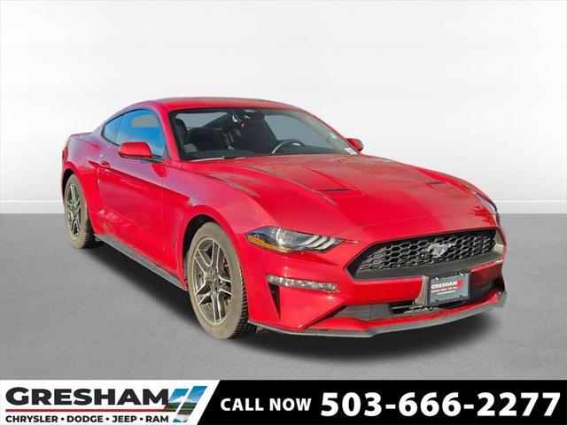 used 2021 Ford Mustang car, priced at $22,490