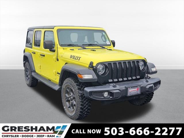 used 2022 Jeep Wrangler car, priced at $37,990