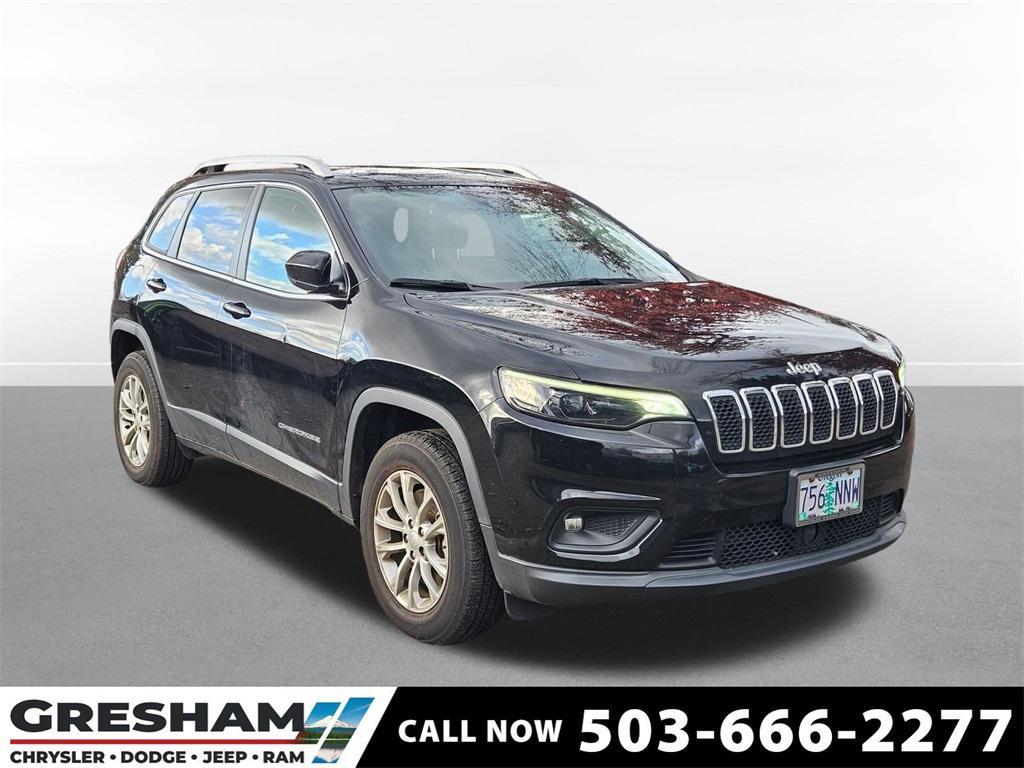 used 2021 Jeep Cherokee car, priced at $22,993