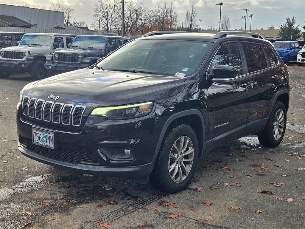 used 2021 Jeep Cherokee car, priced at $22,993