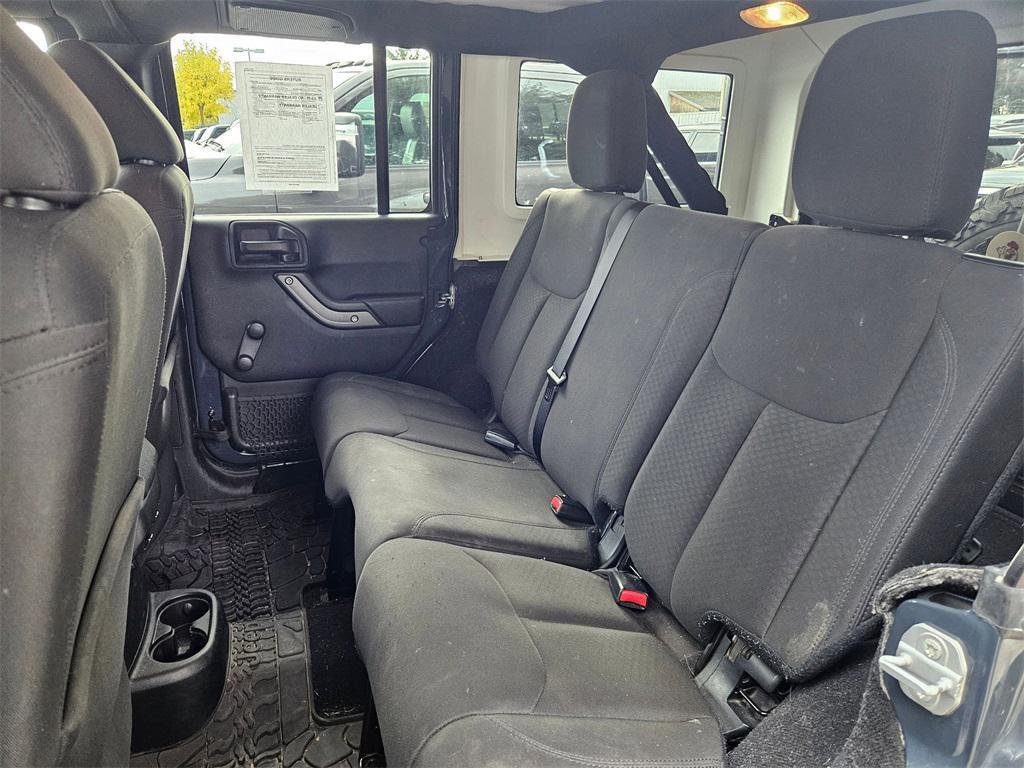 used 2017 Jeep Wrangler Unlimited car, priced at $16,893