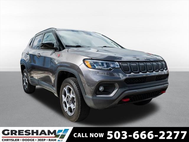used 2022 Jeep Compass car, priced at $27,498