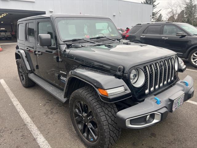 used 2022 Jeep Wrangler Unlimited 4xe car, priced at $29,990