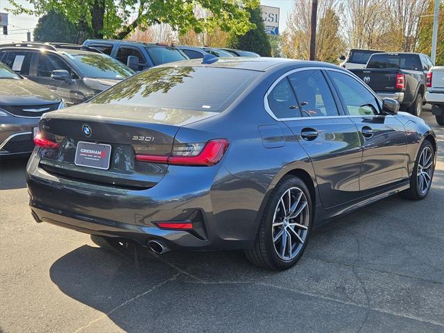 used 2021 BMW 330 car, priced at $33,995