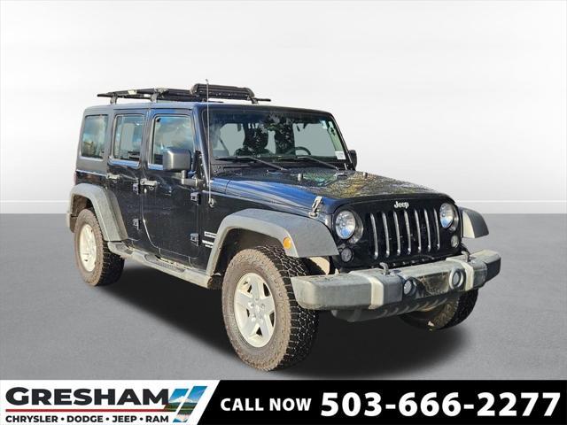 used 2016 Jeep Wrangler Unlimited car, priced at $20,990