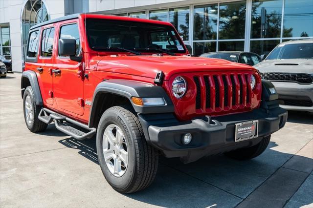 used 2021 Jeep Wrangler Unlimited car, priced at $38,998