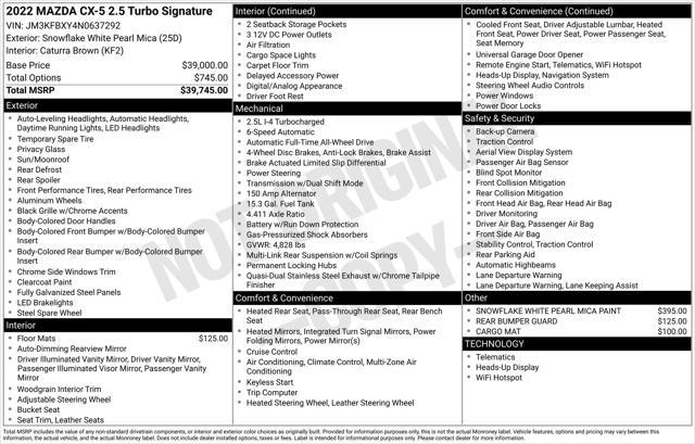 used 2022 Mazda CX-5 car, priced at $25,986