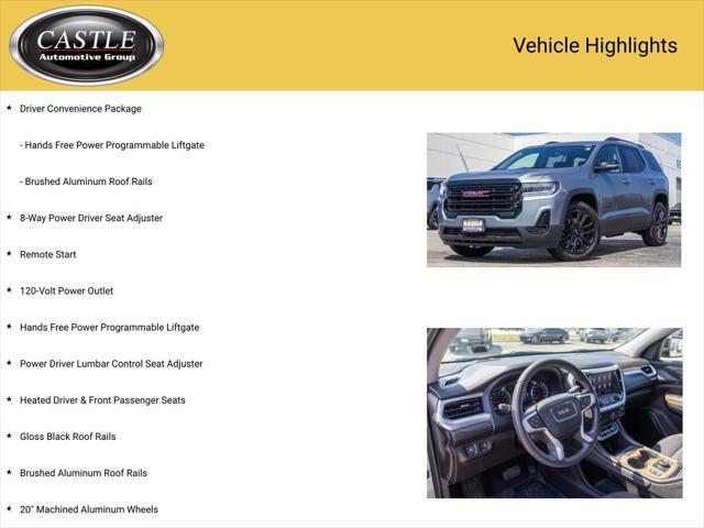 used 2023 GMC Acadia car, priced at $32,494