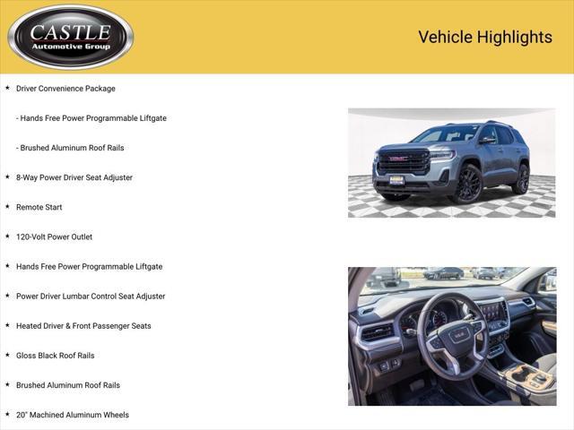 used 2023 GMC Acadia car, priced at $31,840