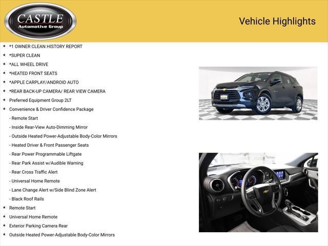 used 2022 Chevrolet Blazer car, priced at $24,494