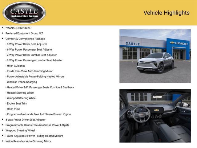 new 2025 Chevrolet Blazer EV car, priced at $43,280