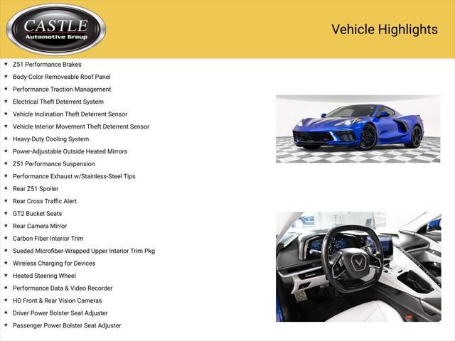 used 2021 Chevrolet Corvette car, priced at $63,977